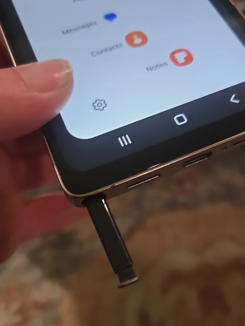 Samsung smartphone featuring